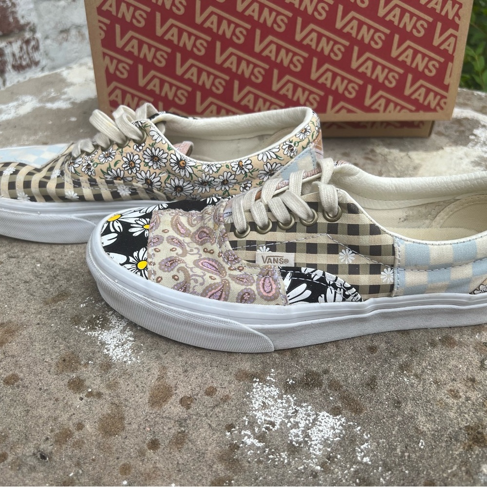 Preowned Vans Era Patchwork Sneakers Multicolor M… - image 3
